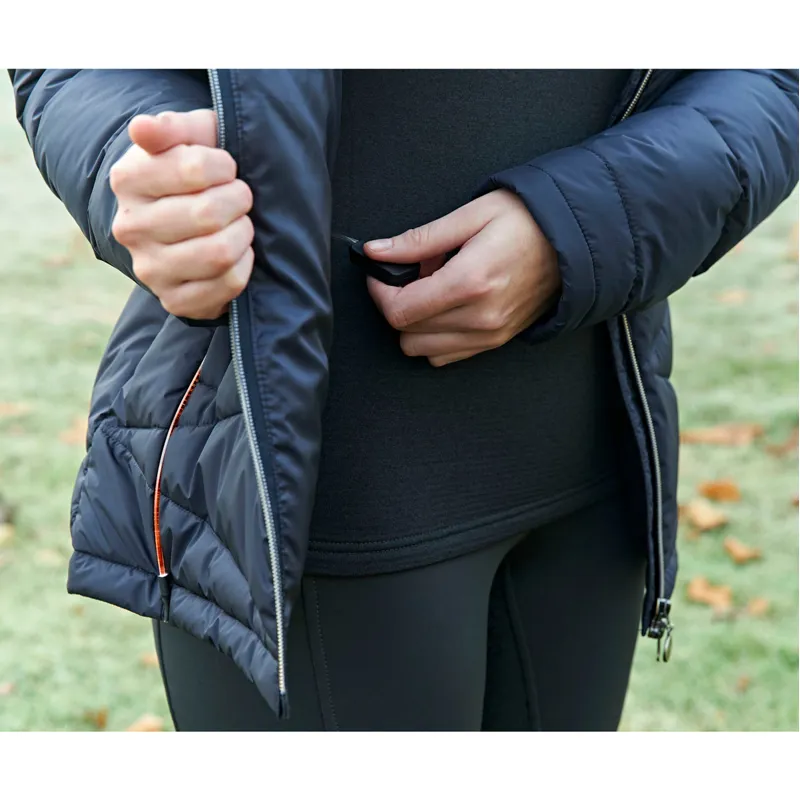 Covalliero Winter Ladies LED Quilted Jacket - Dark Navy-3