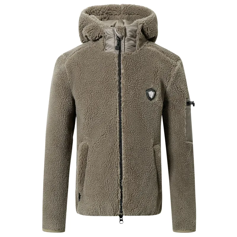Covalliero Teddy Fleece Junior Jacket - Taupe
