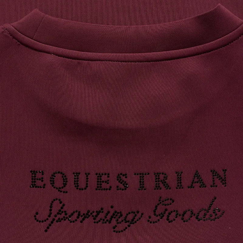 Holland Cooper Cranborne Crystal Womens Crew Jumper - Mulberry-3