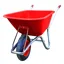 Carrimore 120L Stable Wheelbarrow - Red