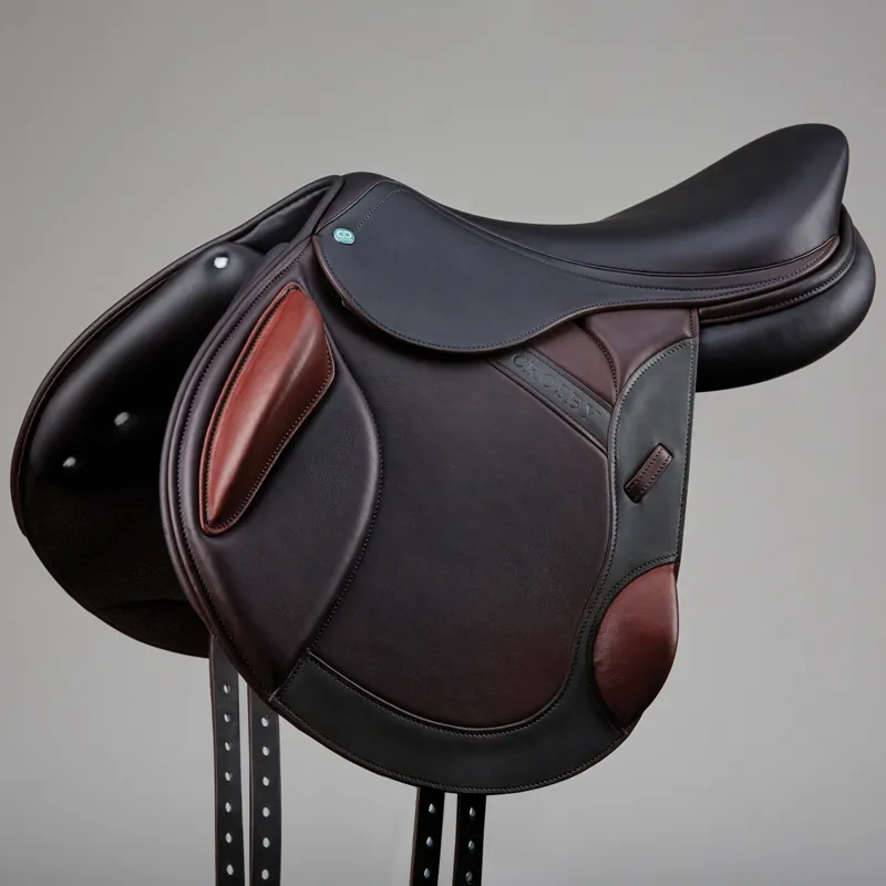 Crosby Monoflap Event Saddle - Covered Dark Brown