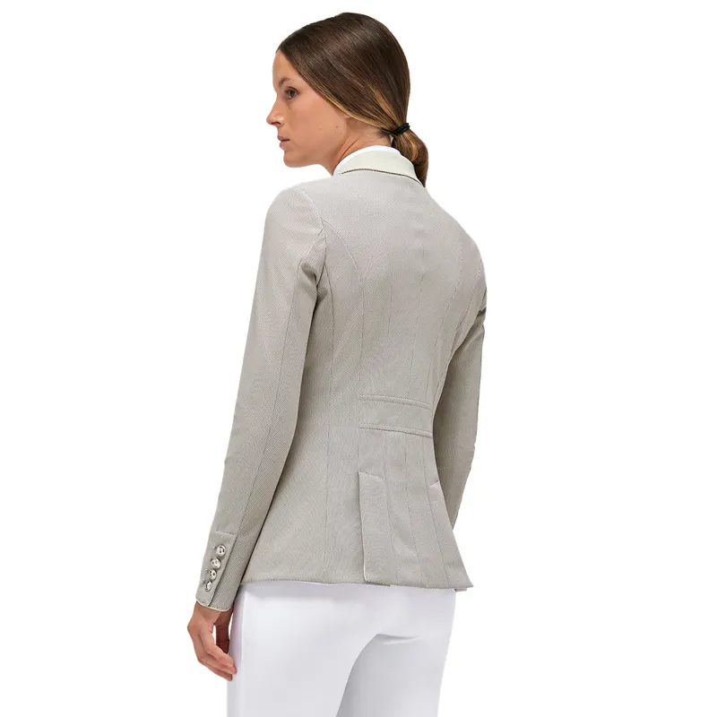 Cavalleria Toscana GP Ladies Competition Jacket - Beige Fantasy-2