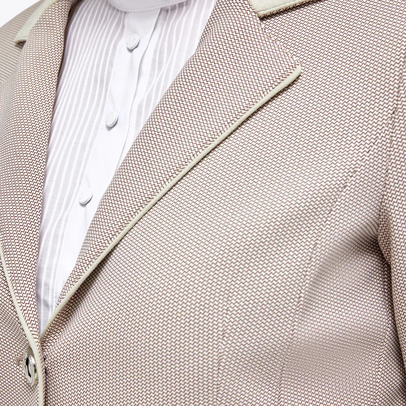 Cavalleria Toscana GP Ladies Competition Jacket - Beige Fantasy-4