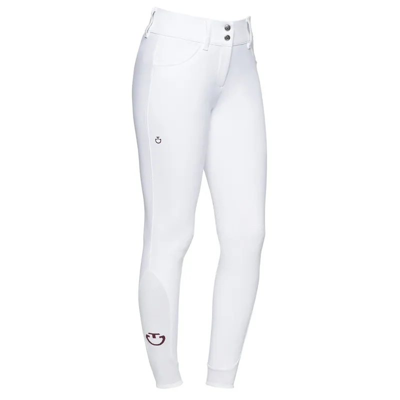Cavalleria Toscana American Knee Grip Ladies Breeches - White