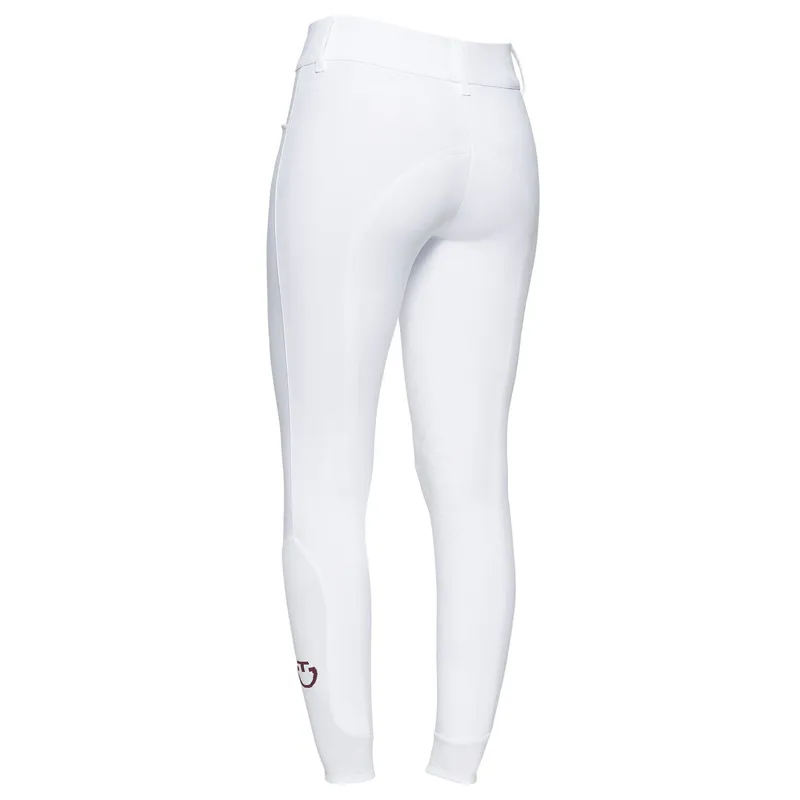 Cavalleria Toscana American Knee Grip Ladies Breeches - White-1