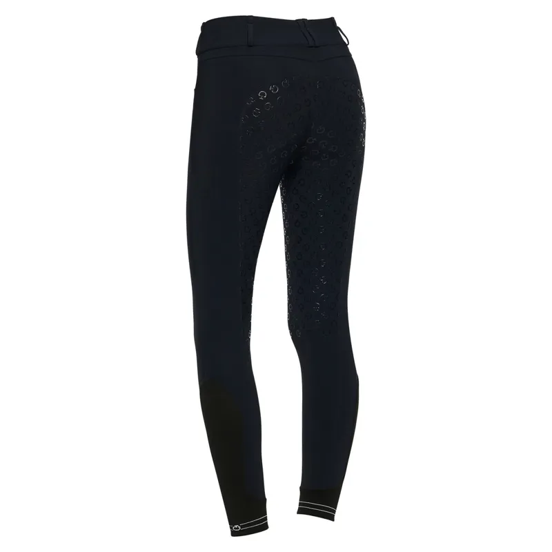 Cavalleria Toscana Dressage Full Grip Ladies Breeches - Navy-1