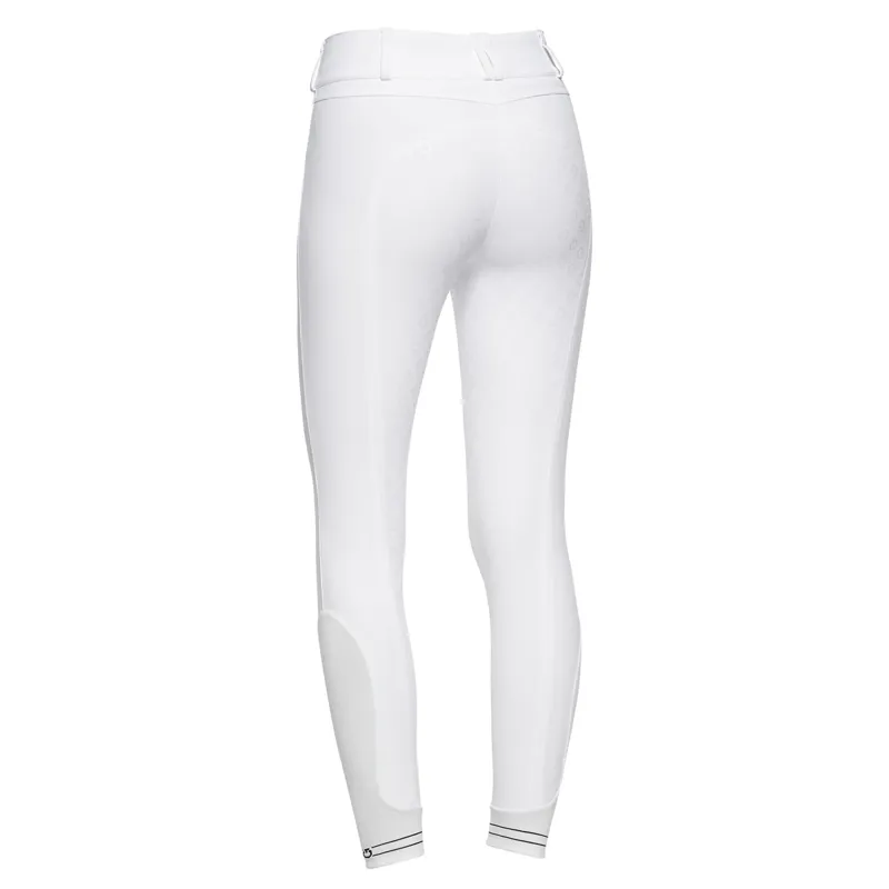 Cavalleria Toscana Dressage Full Grip Ladies Breeches - White-1