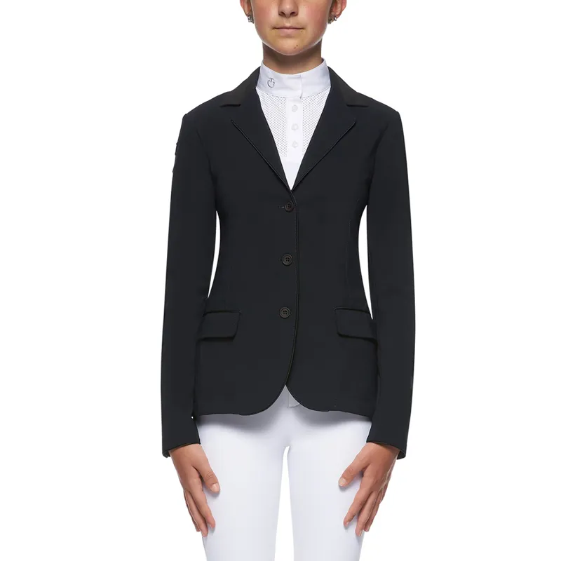 Cavalleria Toscana GP Junior Girls Show Jacket - Navy