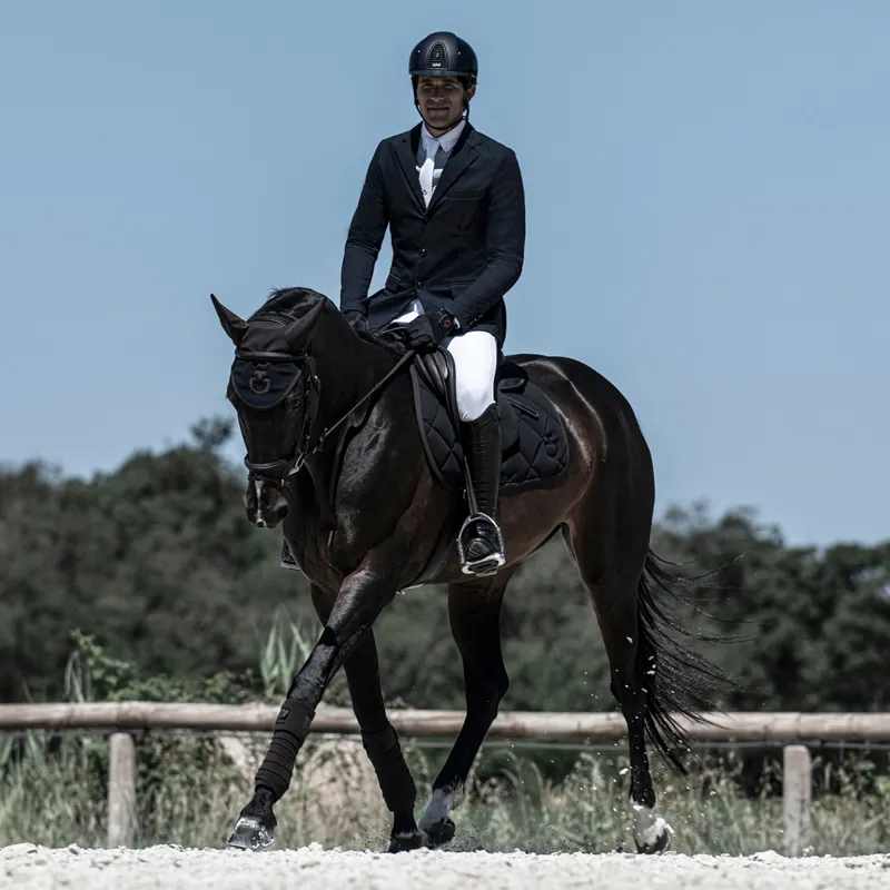 Cavalleria Toscana GP Mens Show Jacket - Navy-4