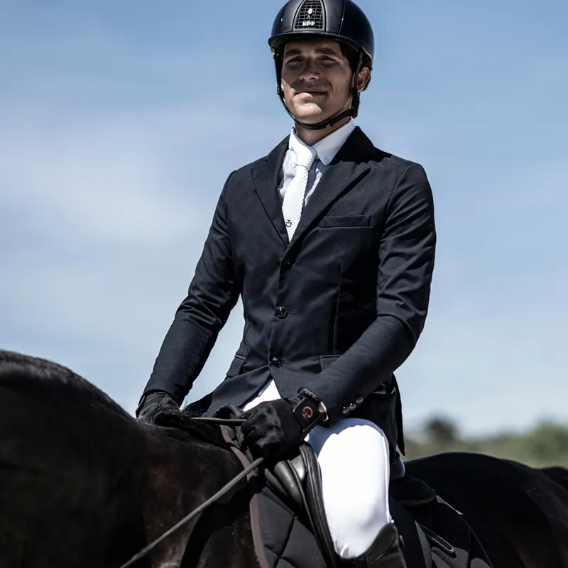 Cavalleria Toscana GP Mens Show Jacket - Navy-5