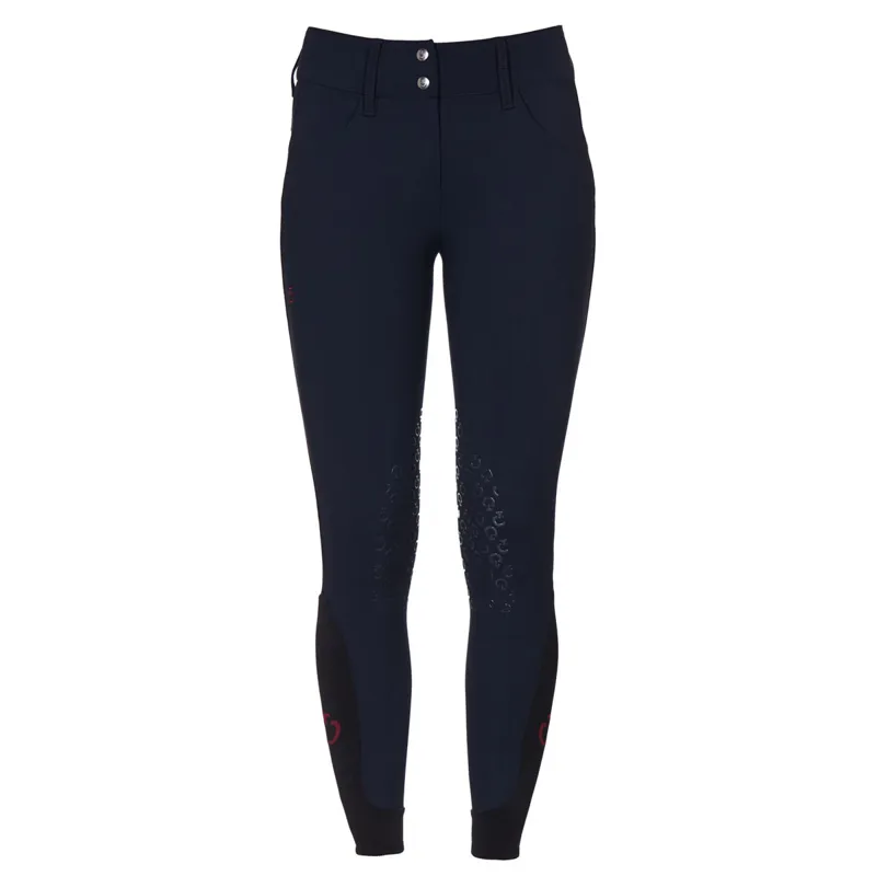 Cavalleria Toscana American Knee Grip Ladies Breeches - Navy-1