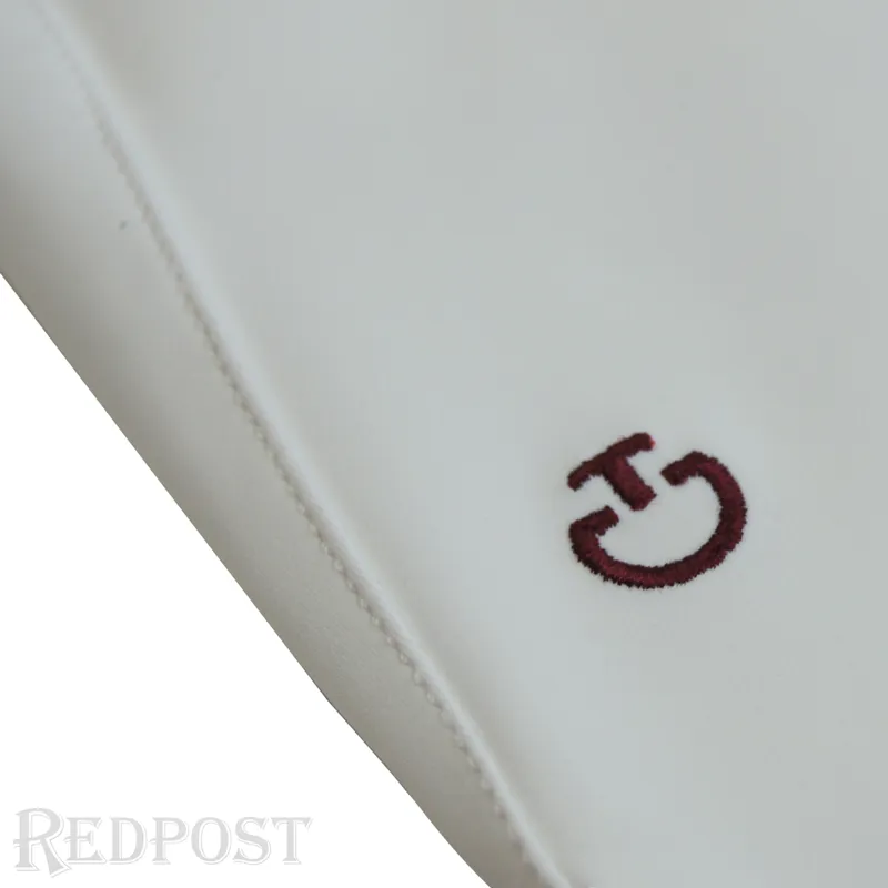 Cavalleria Toscana American Knee Grip Ladies Breeches - White-2