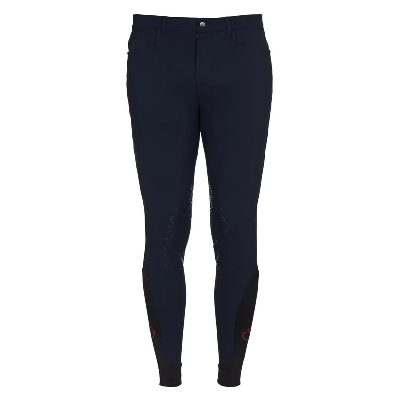 Cavalleria Toscana New Grip System Knee Grip Mens Breeches - Navy-1