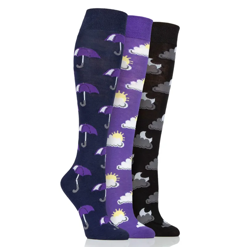 Dare to Wear Novelty Ladies Socks 3 Pack - Weather