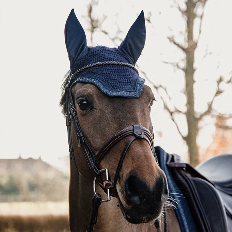 Kentucky Wellington Glitter Stone Fly Veil - Dark Navy