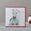 Deckled Edge Christmas Card - Rosa Merry Christmas