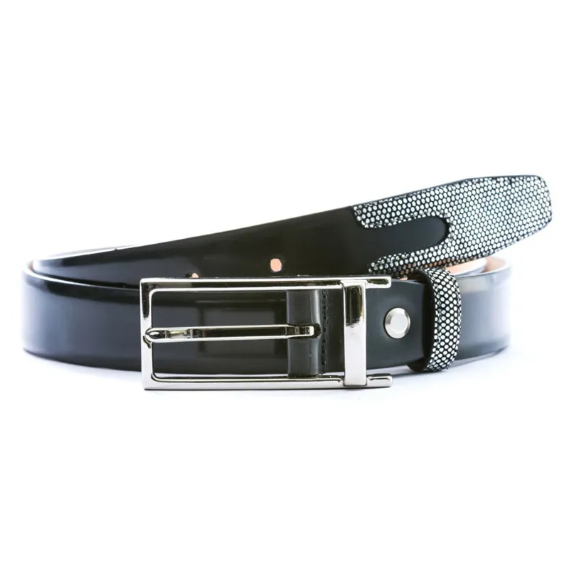 DeNiro 00A Incanto FG07 Belt - Brushed Grey/Argento/Silver