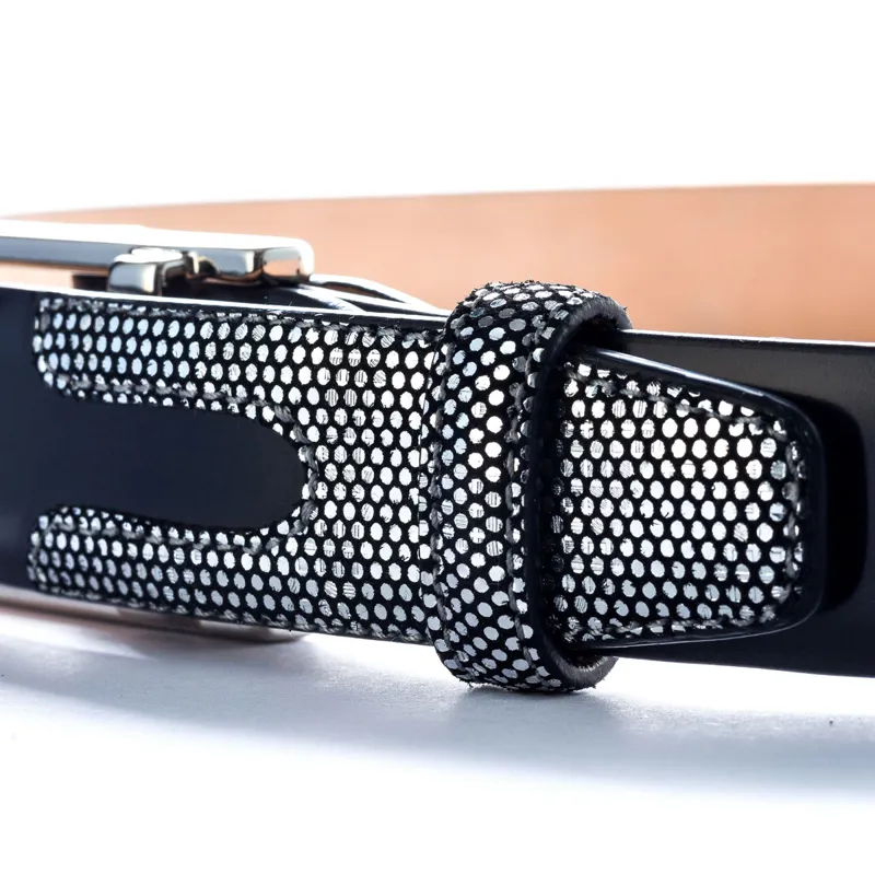 DeNiro 00A Incanto FG07 Belt - Brushed Grey/Argento/Silver-2