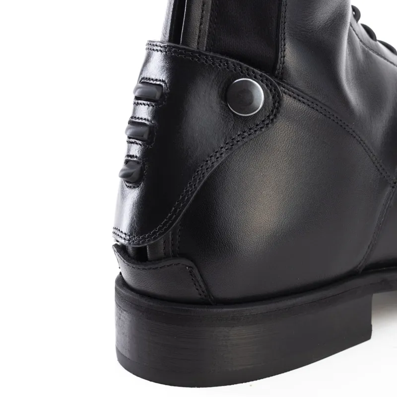 DeNiro Italo Laced Tall Riding Boots - Black-2