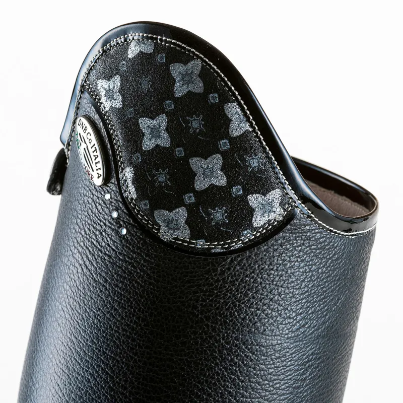 DeNiro Salentino Fortuna Laced Tall Riding Boots - Quick Black/Black-1