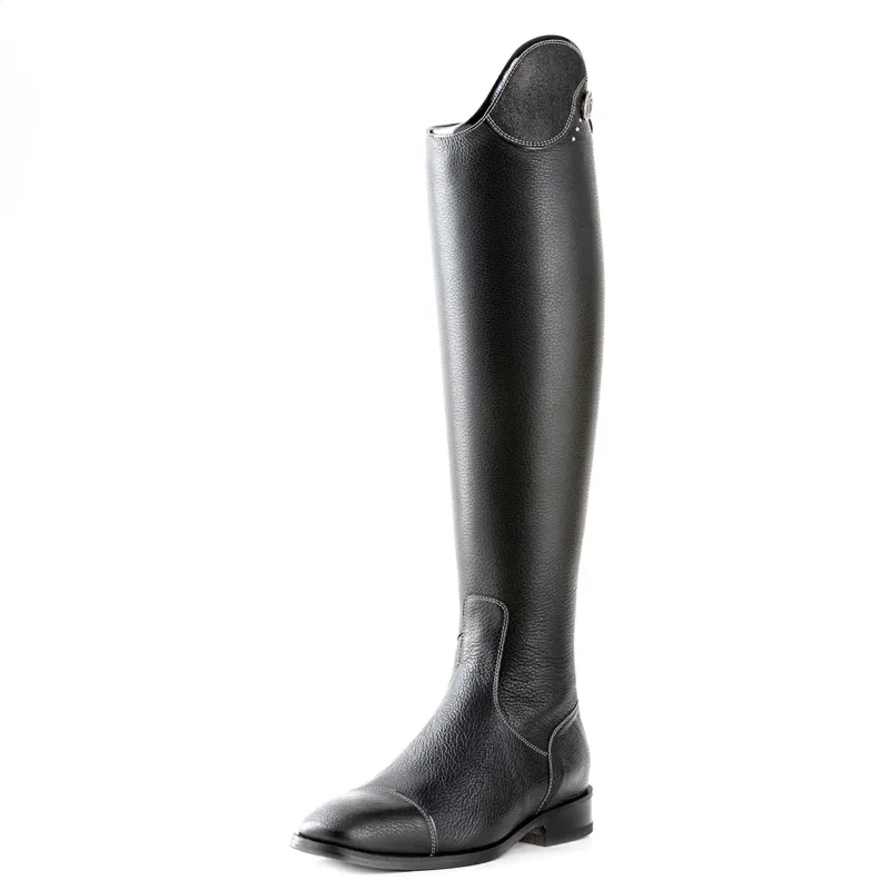 DeNiro Salentino Glitter Unlaced Tall Riding Boots - Quick Black/Black