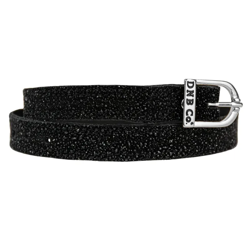 DeNiro Stardust Spur Straps - Black/Silver