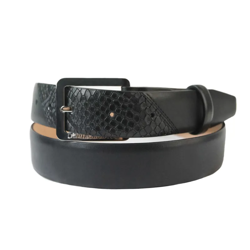 DeNiro 00B Regal FG05 Belt - Black/Silver