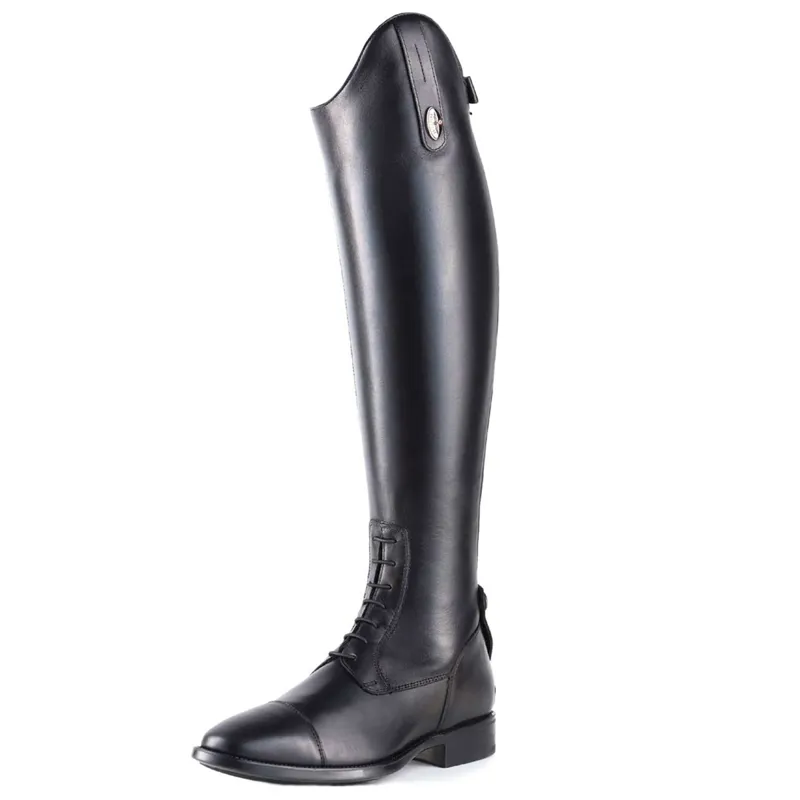 DeNiro Amabile Laced Tall Riding Boots - Smooth Black