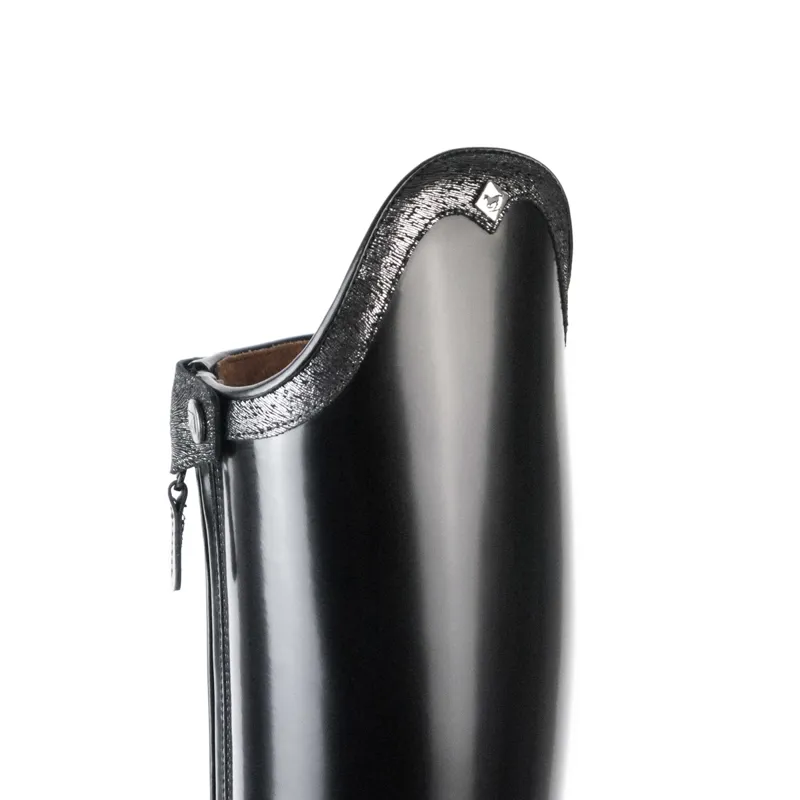 DeNiro Bellini Rondine Tall Dressage Riding Boots - Brushed Black-2