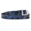 DeNiro Greta Spur Straps - Blue/Silver