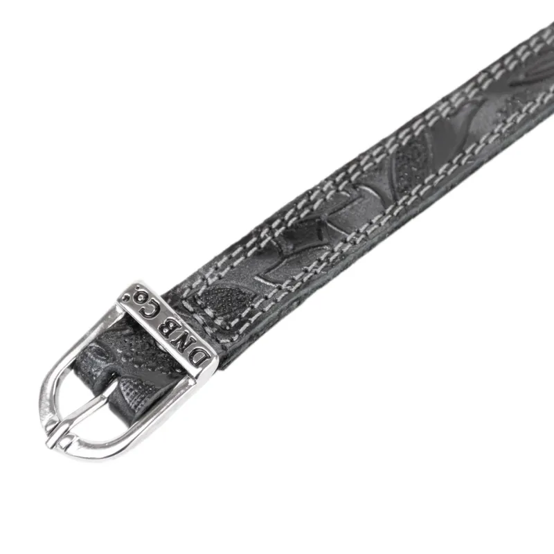 DeNiro Greta Spur Straps - Grey/Black-1