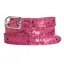 DeNiro Ice Spur Straps - Magenta/Silver