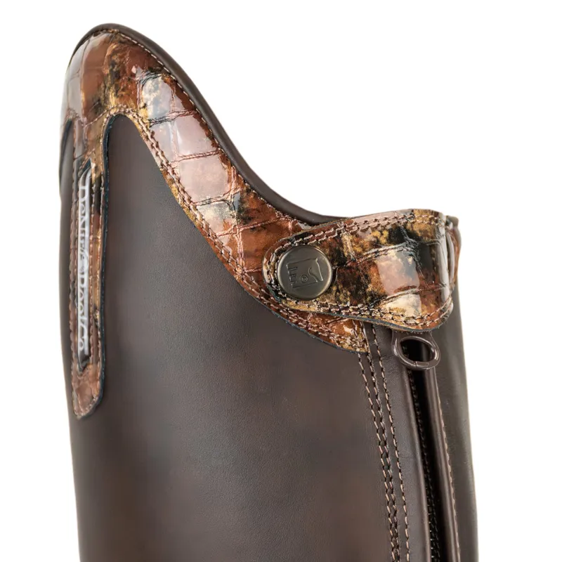DeNiro L457/C Italia Lucidi Sfumato Tall Riding Boots - Nuvolato Caffe-3
