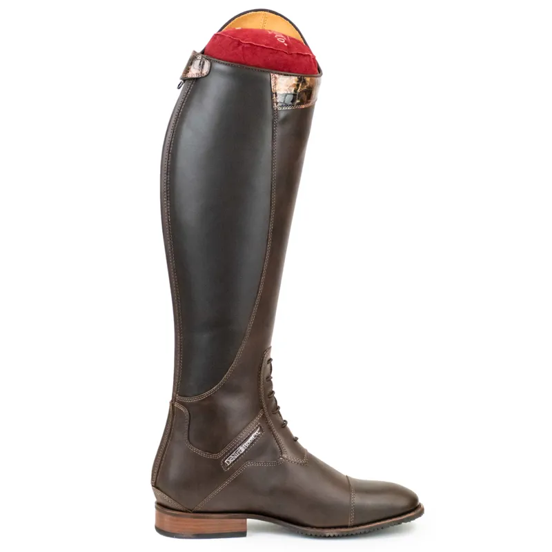 DeNiro L457/C Italia Lucidi Sfumato Tall Riding Boots - Nuvolato Caffe-4
