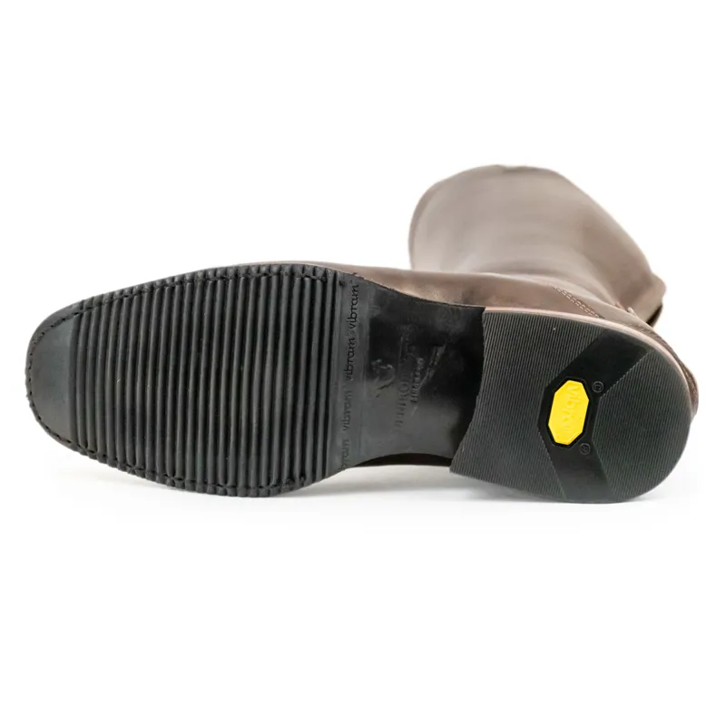 DeNiro L457/C Italia Lucidi Sfumato Tall Riding Boots - Nuvolato Caffe-5