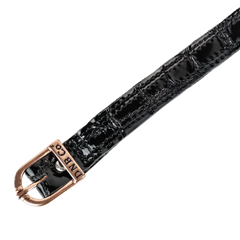 DeNiro Lucido Spur Straps - Black/Rose Gold-1