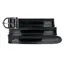 DeNiro Patent Leather Spur Straps - Black/Silver
