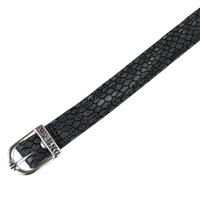 DeNiro Regal Spur Straps - Black/Silver-1
