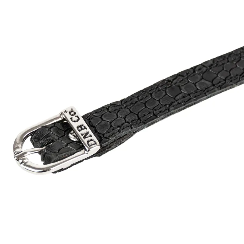 DeNiro Regal Spur Straps - Black/Silver-2