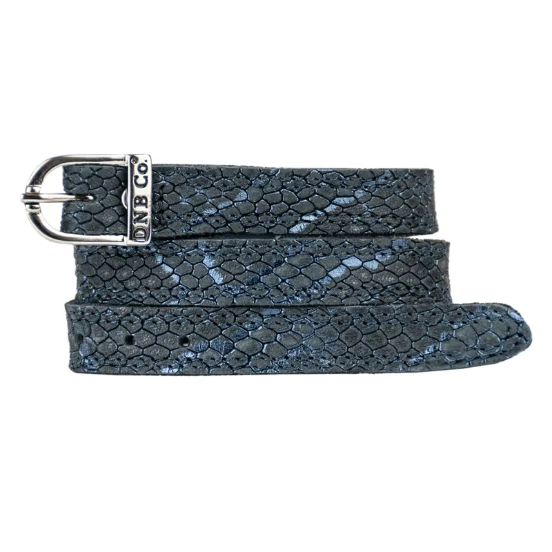 DeNiro Regal Spur Straps - Blue/Silver
