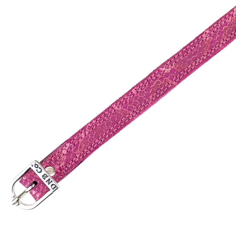 DeNiro Regal Spur Straps - Magenta/Silver-1