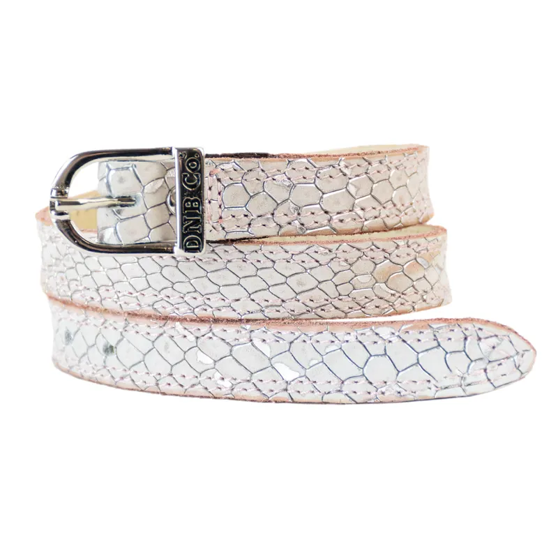 DeNiro Regal Spur Straps - Pink/Silver