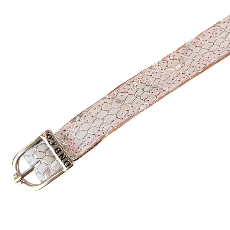 DeNiro Regal Spur Straps - Pink/Silver-1