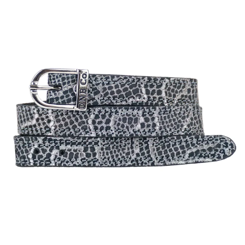 DeNiro Regal Spur Straps - Silver/Silver