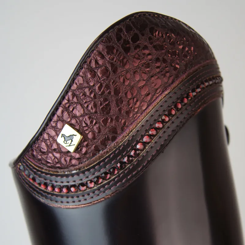 DeNiro S2601 Buongiorno Tall Riding Boots - Brushed Burgundy-1