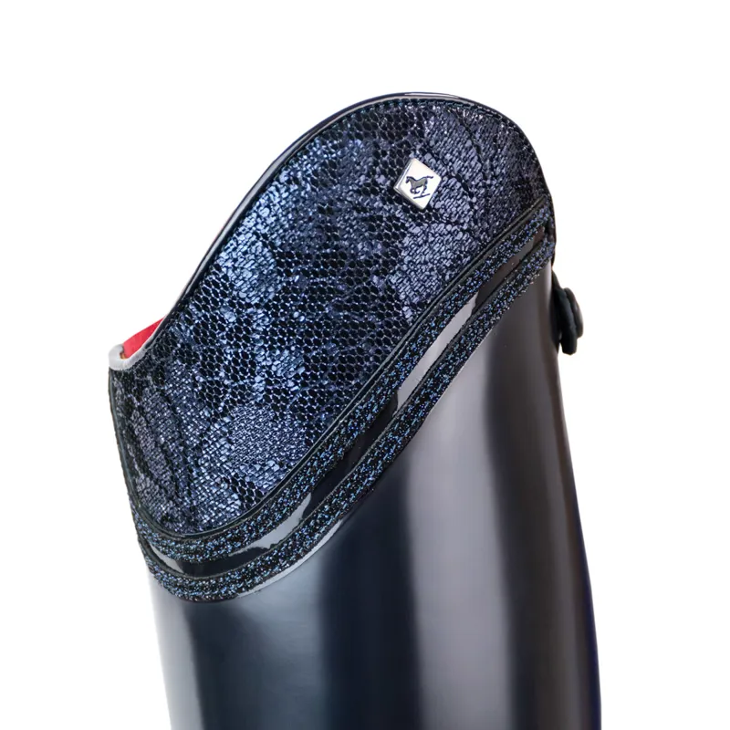 DeNiro S2601 Lisa Vanita Tall Riding Boots - Brushed Blue/Oceano-1