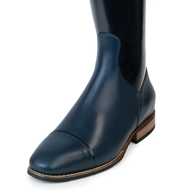 DeNiro S2601 Lisa Vanita Tall Riding Boots - Brushed Blue/Oceano-5