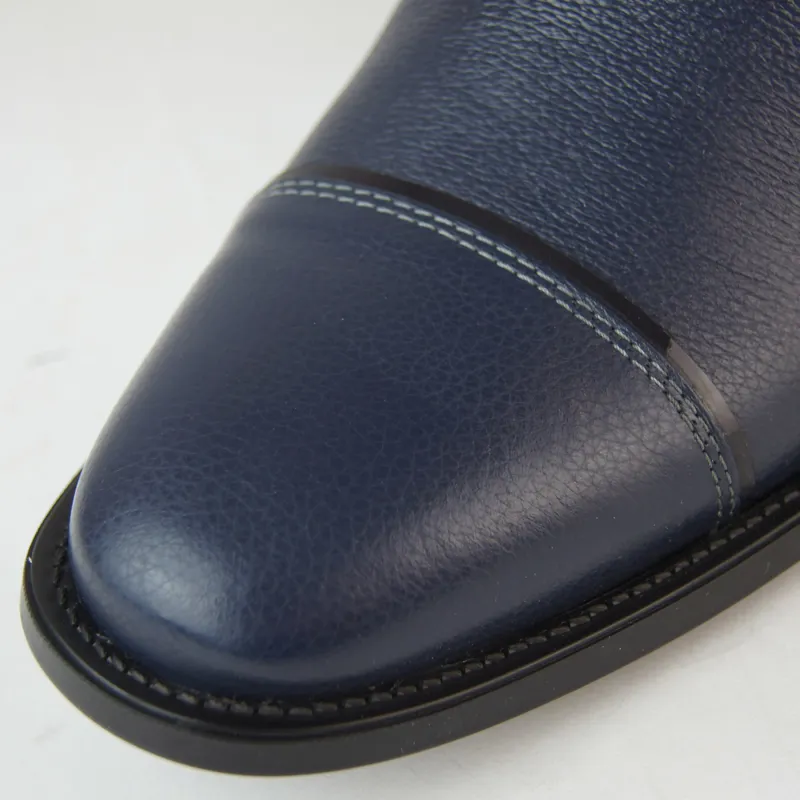 DeNiro Salentino Sakara Unlaced Tall Riding Boots - Quick Blue/Grey-3