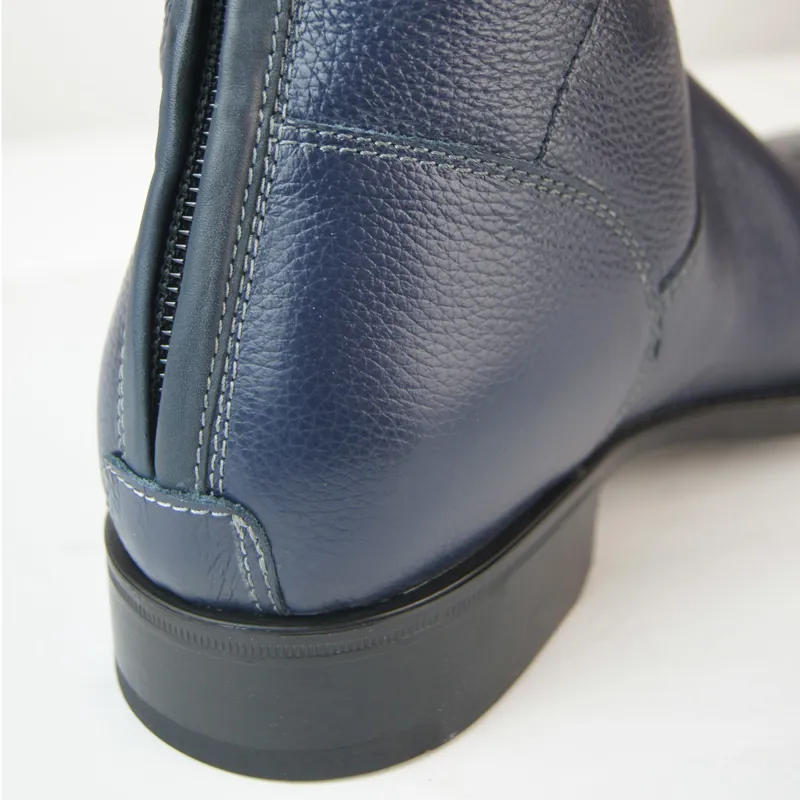 DeNiro Salentino Sakara Unlaced Tall Riding Boots - Quick Blue/Grey-5