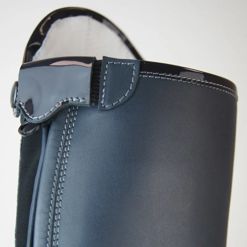 DeNiro Salentino Sakara Unlaced Tall Riding Boots - Quick Blue/Grey-6